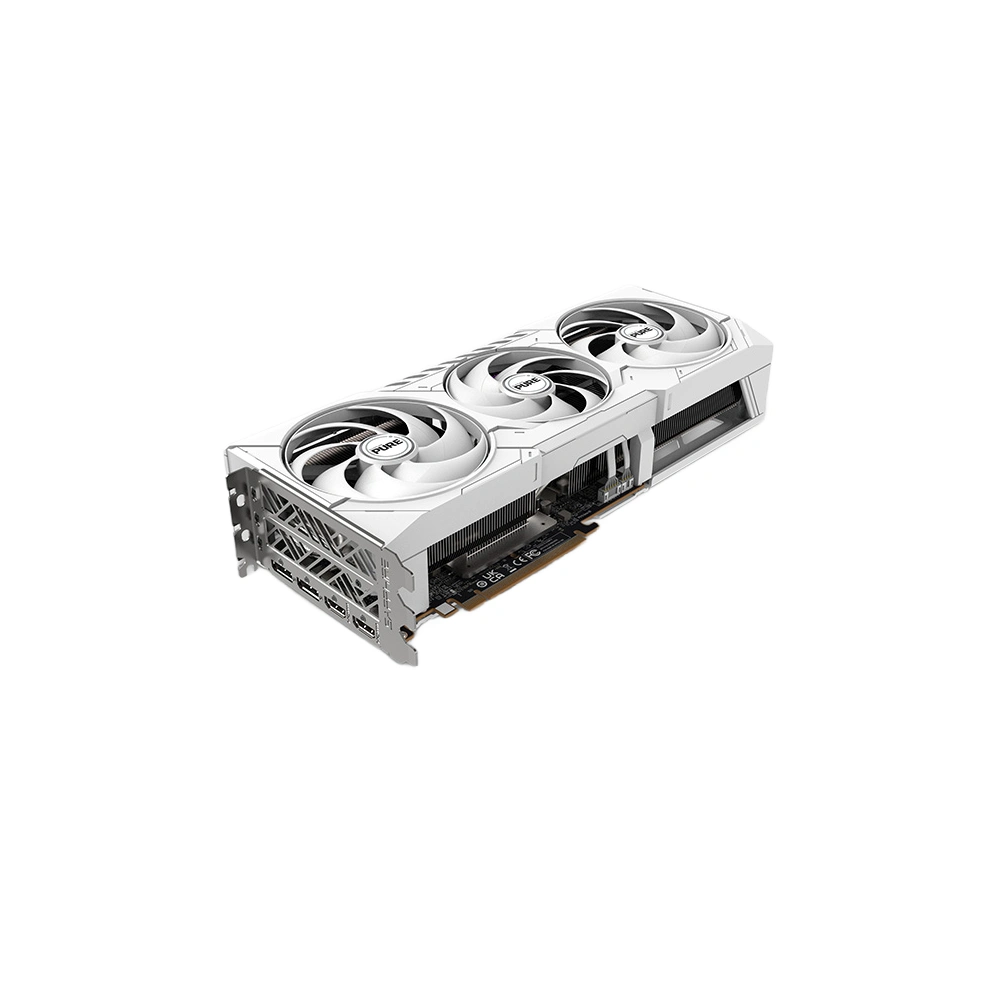 Sapphire Graphic Card RX 9070 XT 16GB DDR6 AMD Radeon Triple Fan view 3